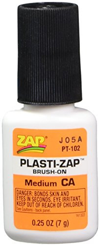 ZAP PT102 - Plasti-CA Plastic Adhesive 7 g Brush Bottle