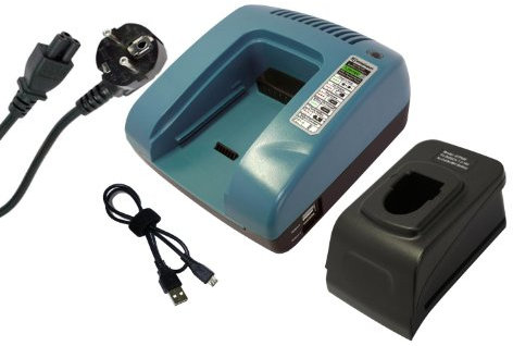 PowerSmart® 7,2-18V Werkzeug Ladegerät für Bosch PSB 14.4V, PSR 14.4, PSR 14.4-2, PSR 14.4VE, PSR 14.4/N, PSR 14.4VE-2(/B), PSR 1440, PSR 1440/B, PST 14.4V, BAT038, BAT040, BAT041, BAT140, BAT159 (Grün)