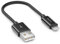 deleyCON 0,15m Lightning 8 Pin USB Cable de Carga Cable de Datos Certificado MFI para Apple iPhone 14 Pro Max 14 Pro 14 Plus 14 SE 13 Pro Max 13 Pro 13 Mini 12 Pro Max 12 Pro 12 Mini - Negro