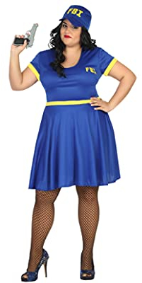 Atosa - Disfraz Mujer policía FBI, XL (15448)