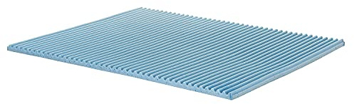 Materassimemory.eu Topper Memory Foam Matrimoniale Mis. 170x200 Alto 5cm Memory Foam Rivestimento Aloe Vera Sfoderabile