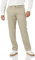 Amazon Essentials Pantalon Chino sans Pince Infroissable Coupe Droite Homme, Kaki Beige, 38W / 34L