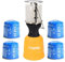Lampada a gas VITO + 4 cartucce a gas 190 gr Lanterna per bombola campeggio gas 190 g forabile