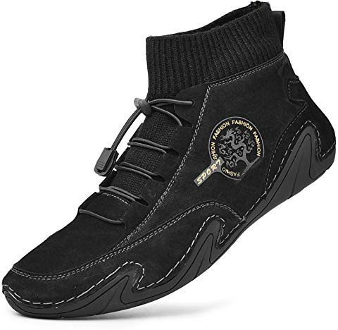 Homme Sneakers Baskets Montante Baskets Hautes Sport Bottes Hiver Homme Bottines Chaude Doublure Décontractées Outdoor Chaussures Randonnée Trekking