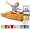 LAZY BAG Riesen-Sitzsack XL 160x125 cm mit 300 Liter | Sitzkissen 2-in-1 für Kinder & Erwachsene | Bequeme Indoor & Outdoor mit 3 Mio. EPS-Perlen für perfekte Ergonomie | Deutscher Marken Hersteller