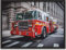 FEUER1 Kunstdruck FDNY-Ladder 15 im schwarzem Rahmen 80 x 60 cm