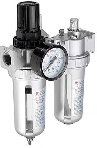 1/2 Zoll Luftkompressor Ölschmierator Feuchtigkeitsregler Luftquelle Wasserfilter mit Anschluss von pneumatischen Teile Werkzeug Druckminderer Druckregler