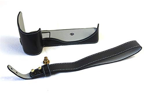 XJST Case Tasche mit Leder, Kameratasche, Kameratasche Ganzkörperabdeckung Schutzschutz für Coolpix P1000,Schwarz