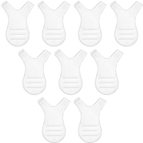 30 Stk Y Form Wimpernbürste, Silikon Pfropfen Wimpern Bürste, Y-Form Lash Lifting Kamm, Dauerwelle Lockenwickler Pinsel für Wimpernverlängerung Aufräumen Verpflanzen, Make-up