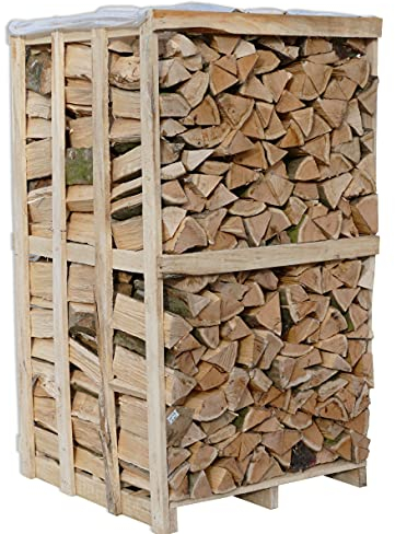 2 x 1,8RM Box Buche 33cm Brennholz trocken Kaminholz ofenfertig Holz Feuerholz Scheitholz Kaminfeuer Lagerfeuer Pizzaofen = ca. 4,3 Ster | Energie Kienbacher (2x1,8RM Box)