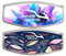 Colcolo Aquatics Scuba Schnorcheln Verstellbare Neopren Maskenband Wrapper Ersatz Schnorcheln Schwimmen Haarband Schnorchel Kopfband, Rosa Lila