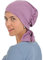 Deresina Headwear Gathered Cap with Pelerine at The Back - Lavender