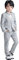 LOLANTA 3-teiliges Jungen Plaid Anzug Set, Eleganter Blazer für Hochzeits-Abschlussball, Formelle Kleidung Jacken-Hose-Fliege Set (13-14 Jahre, Grau)