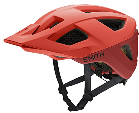 SMITH Session MTB Cycling Helmet – Adult Mountain Bike Helmet with MIPS Technology + Koroyd Coverage – Lightweight Impact Protection for Men & Women – Adjustable Visor – Matte Poppy/Terra, Large