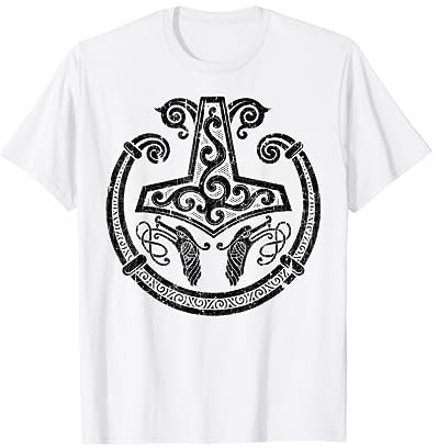 Thors Hammer Norse Pagan Viking Mjolnir T-Shirt
