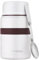 TITIROBA Thermobehälter für essen BPA-Frei 304 Edelstahl Warmhaltebehälter Essensbehälter thermobox 500ml mit Löffel und Tasche Weiß…