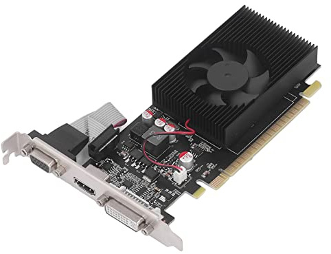 Bewinner GT730 Grafikkarte, 2GB DDR3 128bit Gaming Grafikkarte, 2560x1600 Video Grafikkarte, HDMI DVI DP 3 Output Ports Computer Grafikkarte
