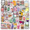 Perlmilchtee Aufkleber 50 Stück für Koffer,Skateboard, Laptop, Computer, Wasserflaschen, Auto, Teenager, Jungen, Mädchen, Scrapbooking Aufkleber