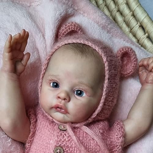 Anano Bambole Reborn Tutta In Silicone Vinile 48CM Bambole Reborn Neonato Femmine Occhi Aperti Bambolotto Neonato Vero Bambole Realistiche Che Sembrano Vere Per Bambina