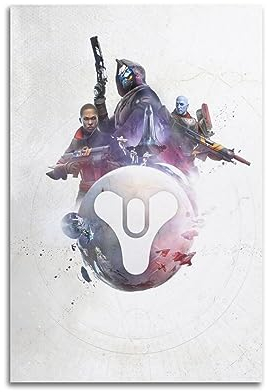 VZRSQZK Videospiel Destiny 2 Poster, dekoratives Gemälde, Leinwand, Wandposter und Kunstdruck, modernes Familienschlafzimmer-Dekor-Poster, 20 x 30 cm