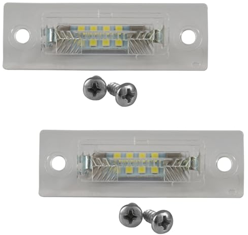 ROBUST 2x Led Kennzeichenbeleuchtung für Skoda Superb Volkswagen Caddy Mk3 Mk4 Jetta MK3 Passat Transporter T5 T6 3B5943021D 3B5943021B