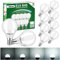 Tailcas E14 LED Dimmbar Lampe, e14 led Kaltweiß 6000K, 5W G45 LED Dimmbar Glühbirne ersetzt 40W Glühlampen, 500 Lumen 280° Strahlwinkel Energiesparlampe, Kein Flackern Energiesparlampe, 10er-Pack