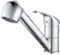 NewEast Kitchen Tap with Spray, Pull Out Kitchen Monobloc Mixer Tap Chrome, Single Lever Kitchen Sink Tap 1 Hole