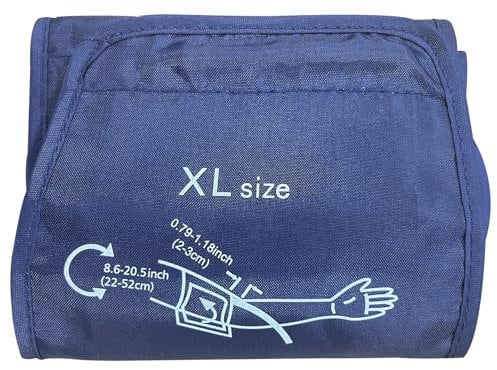 Replacement Extra Large Cuff for Omron BP Monitors 22-52CM Big Arm - Blood Pressure Monitors Large Cuff Compatible