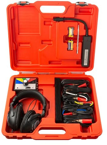 Fahrwerksystem-Geräuschtester, 6CH Automotor Chassis Getriebe Abnorme Geräusch Tester Erkennung Instrument,Diagnosekits für elektronische Stethoskope mit Headset 800mv/g 24K HZ Geräusch Schalldetektor