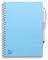 MOYU Erasable Notebook A5 - Sky Blue - Hardcover - Multifunctional Pages - Includes Erasable Pen, Cloth, and Pen Holder