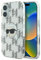 CG MOBILE Karl Lagerfeld KLHCP16SHKLPKHT Hülle für iPhone 16 6.1 transparent IML Karl Head Electroplated