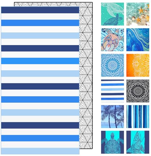Strandtuch Mikrofaser Badetuch Groß Strand XXL Strandhandtuch Saunahandtuch Strandtücher Schnelltrocknend Sandfrei Saunatuch Microfaser Handtuch Beach Towel Zubehör Strandlaken Dünn Leicht Urlaub