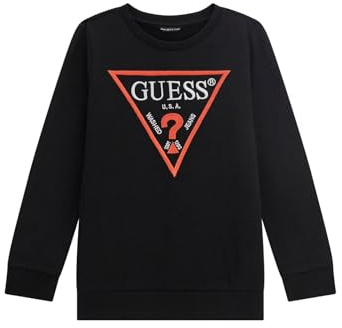 GUESS Sweatshirt für Jungen Schwarz 12 Jahre (152cm)