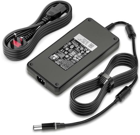 240W Laptop Charger for Dell Alienware 15 R2 R3 R4 17R3 R4 R5 Alienware M15 M16 M17 X15 X16 x17 Area-51M,AC Adapter for Dell G3 G5 G7 Precision 7710 77207730 7510 7520 7530 PA-9E Power supply
