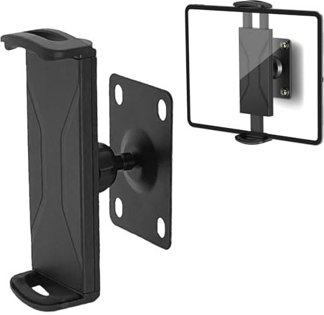 Zeaying Supporto Parete per Tablets, Supporto per Tablets Regolazione a 360°, Supporto Tablet Muro Orientabile, Supporto Universale Parete per Tablet da 4,7-13 Pollici, per cucina, bagno, camera letto