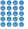 Juego de 20 filtros de válvula de entrada de agua para lavadora, accesorio esencial de mantenimiento para lavadoras