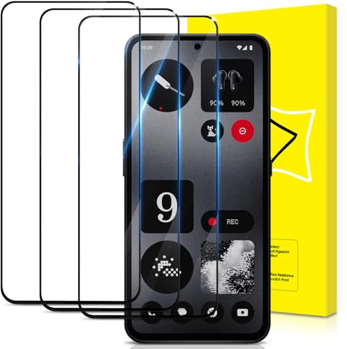 GiiYoon-3 PACK Screen Protector for Nothing CMF Phone 1 Tempered Glass [HD Full Coverage] [Easy Installation] [Round Edge] [Scratch Resistant] [9H Hardness]