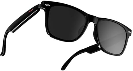 Smart Audio Glasses with Bluetooth Speaker,UV400 portection,open voice Control,Sunglasses Built in Mic & Speakers,multifunctional Bluetooth glasses for men&women travel (Full Frame Sunglasses)
