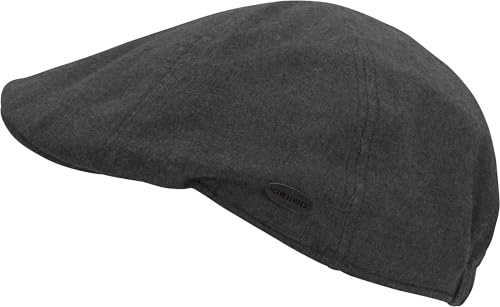 CHILLOUTS Calvin Hat - Flat Cap - dunkelgrau - L-XL - - Schiebermütze