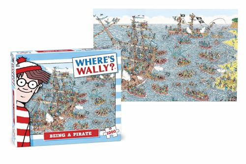 Puzzle 1000 Teile - Where's Wally - Piratenabenteuer - 1000 Teile - inklusive Poster