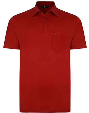 Gabicci Jersey Shirt (XX-Large, Red)