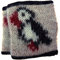 kidka 072 Pulswärmer mit Papageientaucher-Motiv - beige