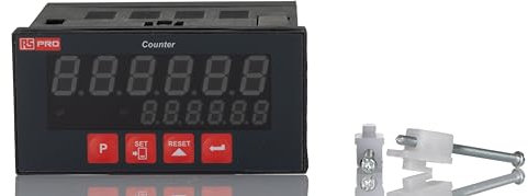 RS PRO Bidirektional Zähler LED-Display 6-stellig, Impulse, max. 20kHz, 230 V ac, 0 → 99,99