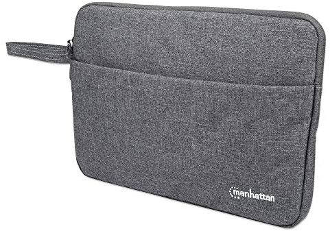 Manhattan-Products Seattle Notebook Sleeve - Wasserabweisende 14,5“ Laptoptasche, Notebooktasche, Schutzhülle, robust, schmal & leicht - Anthrazit