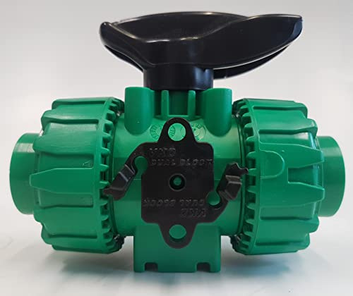 PPR Aqua-Plus Kugelhahn mit Verschraubung für 32mm Rohre, Fusiotherm
