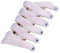 GIVBRO Lacets à paillettes tressés plats - Accessoires pour chaussures de marche décontractées, chaussures de sport, décoration - Blanc - 120 cm