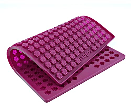 Collory Backmatte Hundekekse für MINI KLEEBLATT (1,5 cm) Leckerlis, Silikon Backform, Pralinen, Bonbons und Gummibärchen, Eiswürfelform, Hitzebeständig, Lebensmittelecht & Bpa-frei