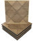Sound Absorption-Diffuse Acoustic Panel | 50x50x5cm | Absorption - Diffusion - Reflection - Soundproofing | Wood Perforated laminated: (x4 WILDS, Oak)