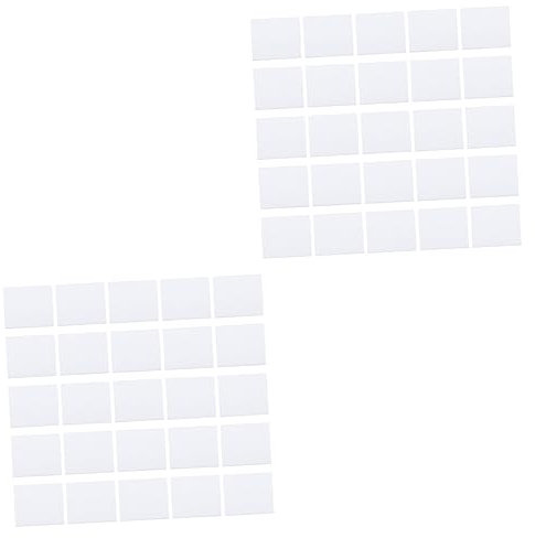 DOITOOL 50 Stück Türeckdichtung Tür Dichtkissen Zugluftstopper Abdichten Dichtungsprofil Für Türecken Tür Klebepad Winddichtes Klebepad Siegel Polyurethankautschuk Keilpolster Weiß