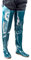 HWBZSZY Größe 35-45 Watthosen wasserdichte PVC Anglerhose mit Stiefel, Super Höhe 77cm Watstiefel Jagdstiefel Teich Fischer Wathose Hose für Herren Damen,Grün,45 EU